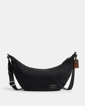 Leon Sling Bag In Signature Nylon Jacquard