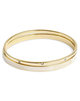 Signature Duo Bangles, Set Of 2