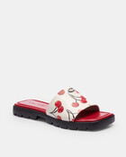 Florence Sandal With Cherry Print