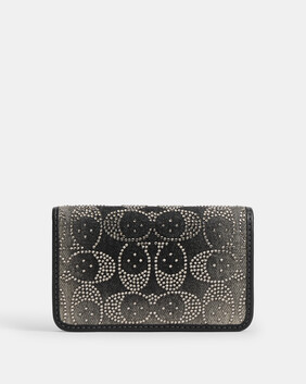Essential Slim Card Case With Crystal Signature