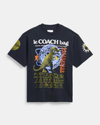 Graphic Relaxed T-shirt In Organic Cotton