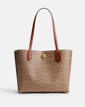 Willow Tote Bag In Signature Canvas