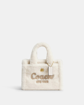Cargo Tote Bag 20 In Shearling