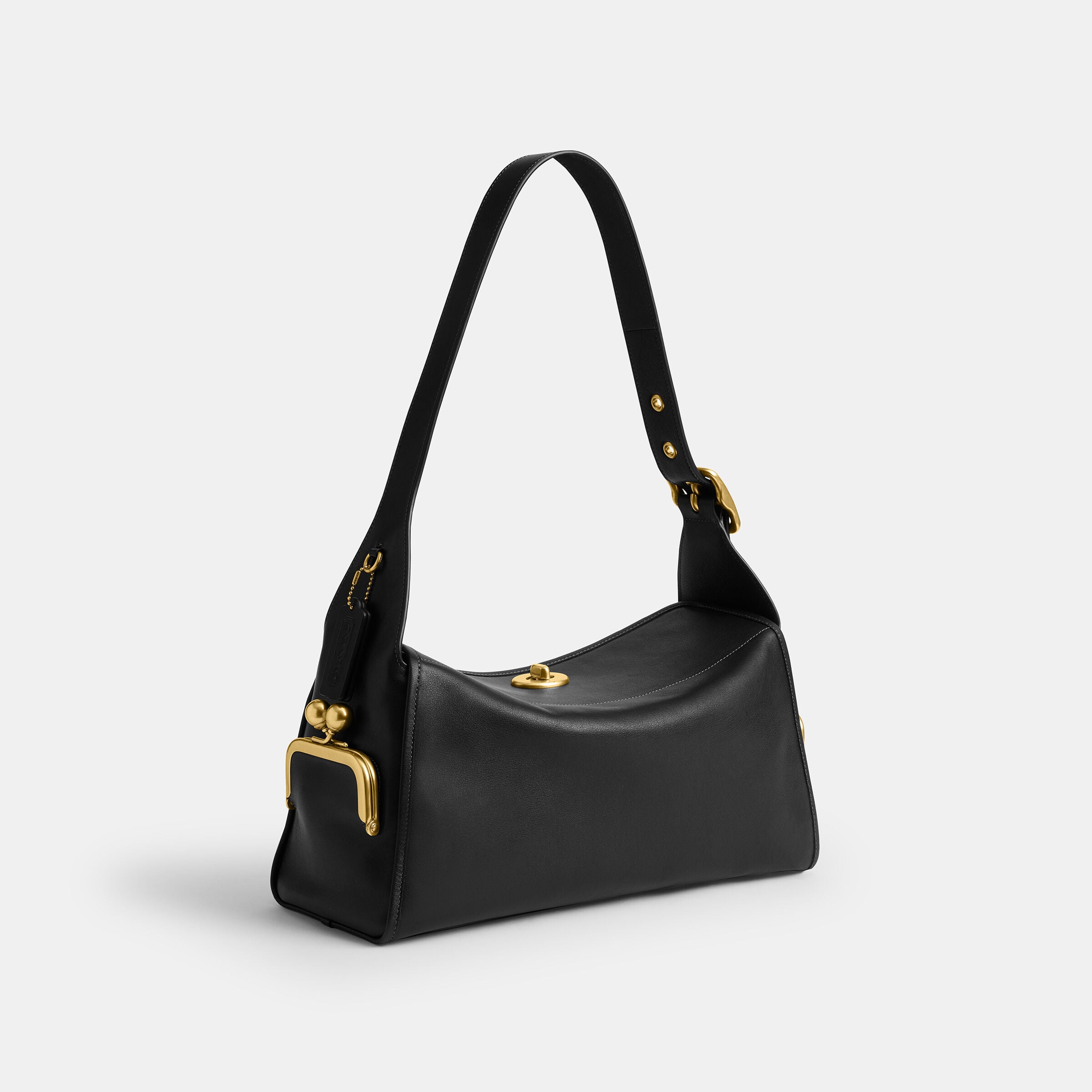 Buy COACH Turnlock Haversack Bag Black Online in UAE