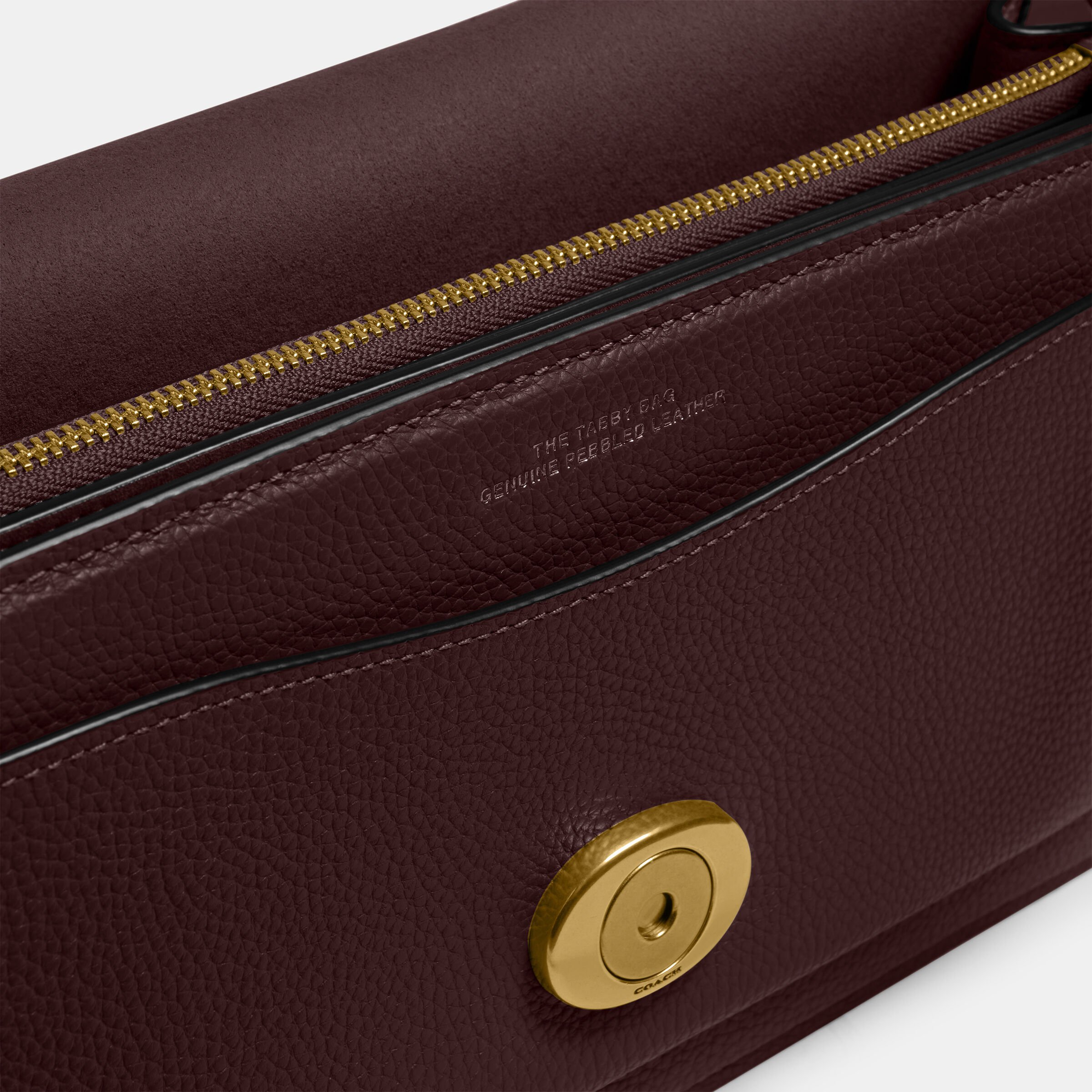 Buy COACH Tabby Shoulder Bag 26 BURGUNDY Online in UAE