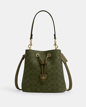 Rowan Bucket Bag In Signature Canvas