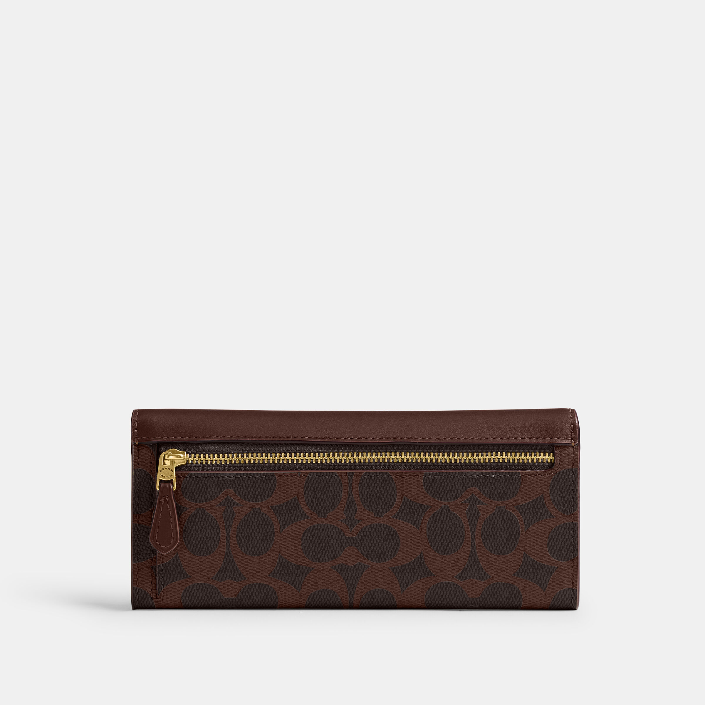 ★Coach★ Mila Long Flap Wallet Buy COACH Mila Long Flap Wallet In Signature Canvas Dark