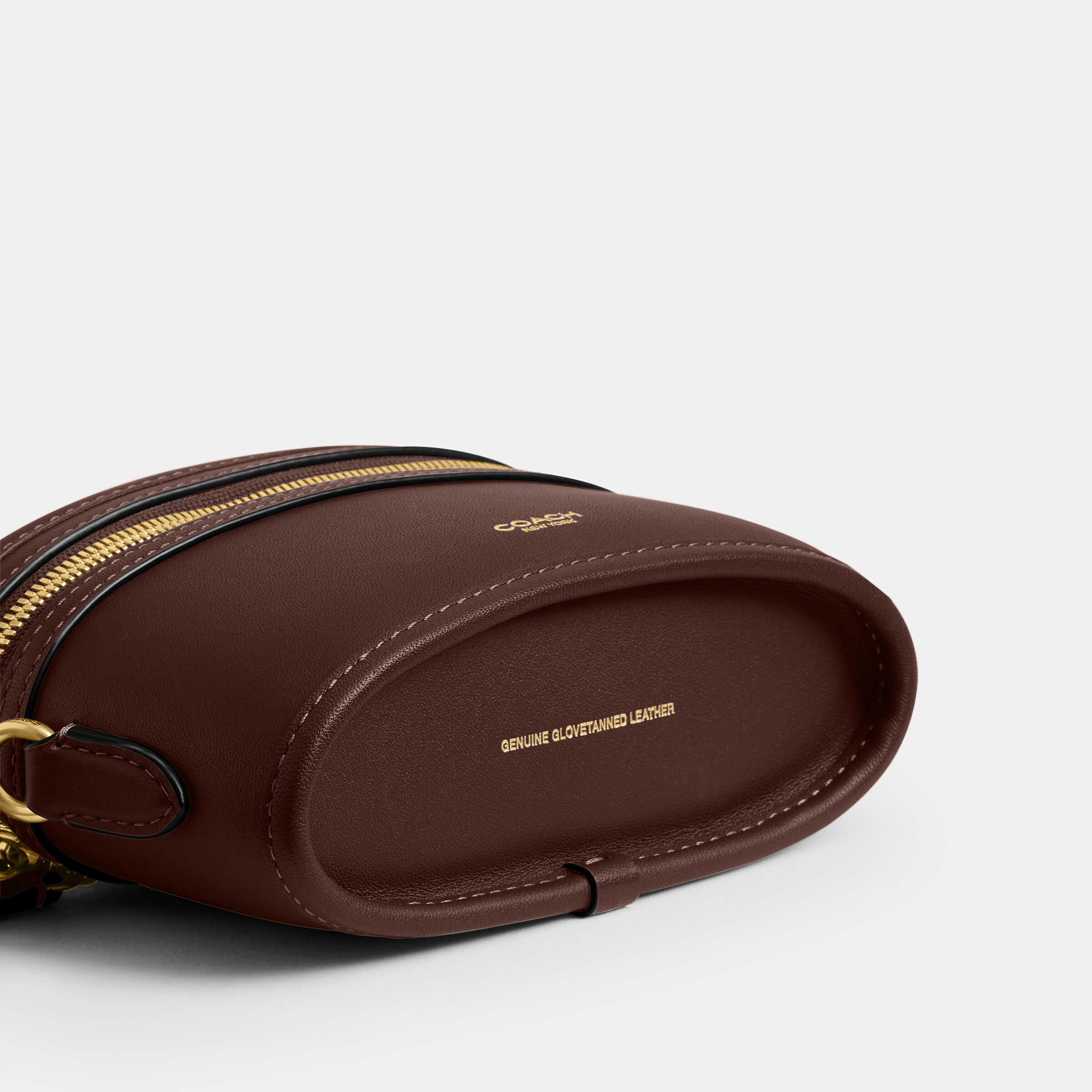Buy COACH Glovetanned Leather Trail Bag 15 DARK BROWN Online in Kuwait