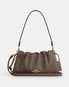 حقيبة كتف فاي مزينة بكشكش