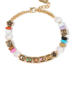 Logo Multi Beaded Bracelet