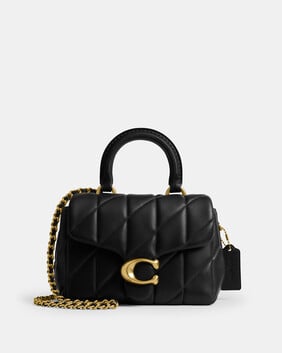 Tabby Top Handle Bag With Quilting