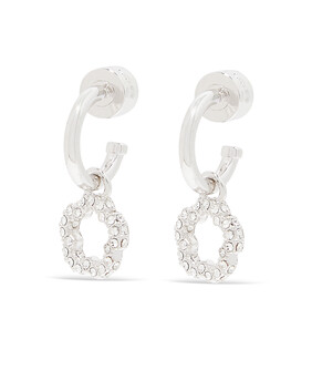 Signature Pave Tea Rose Huggies