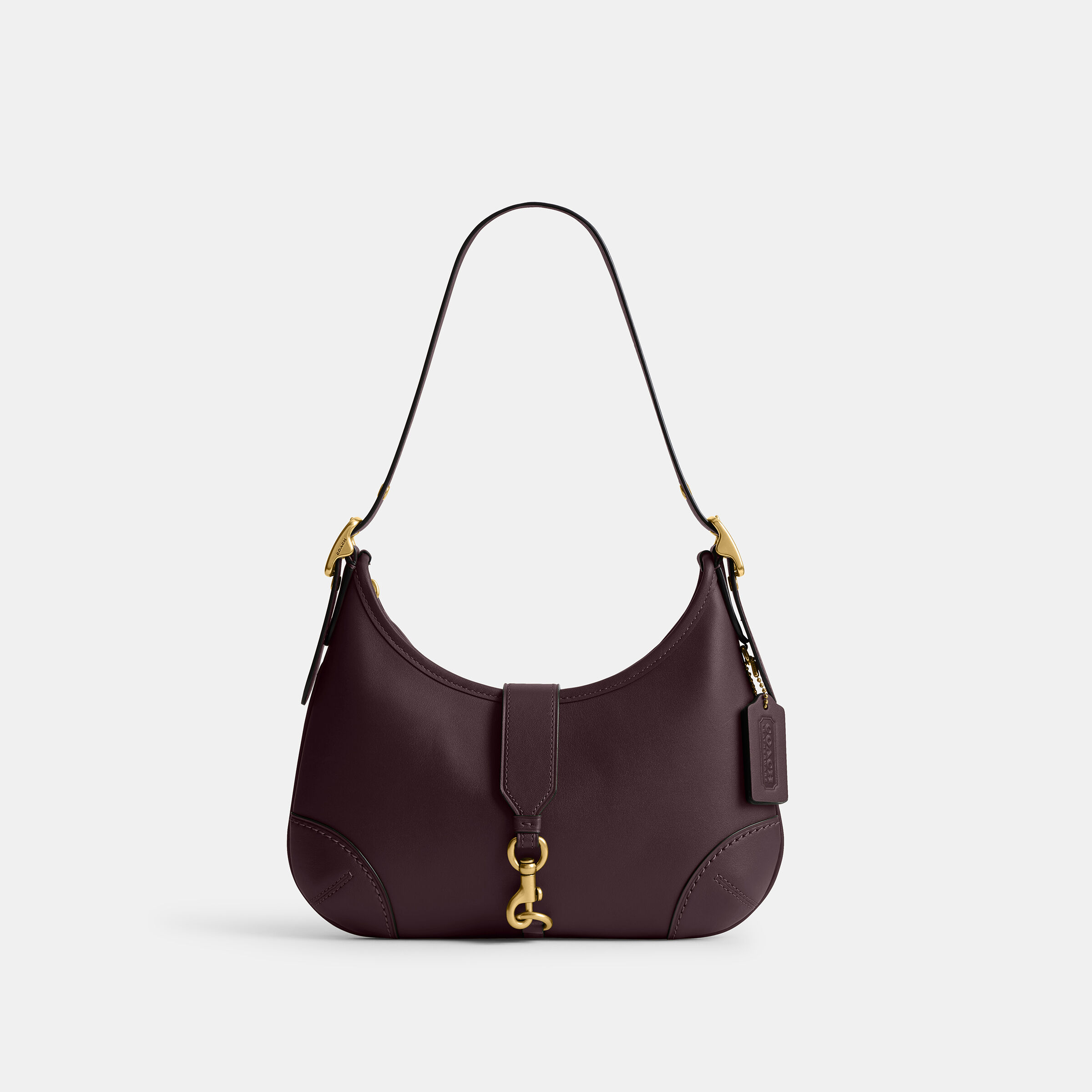 Buy COACH Hamptons Hobo Bag Dark Purple Online in UAE