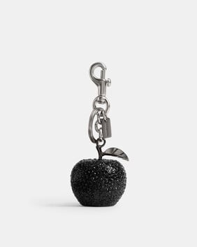 Small Crystal Apple Bag Charm
