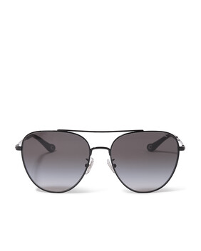 Pilot Aviator Frame C Logo Temple Sunglasses