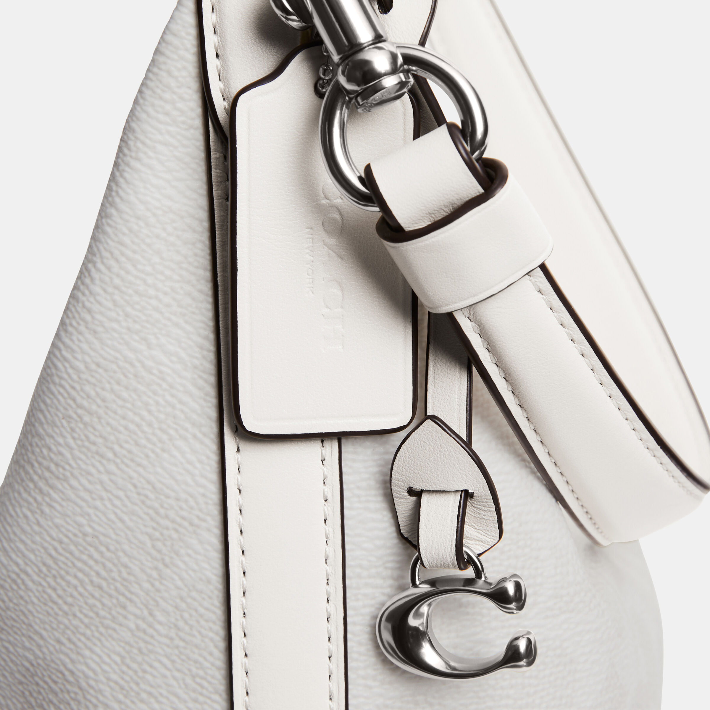 Buy COACH Juliet Shoulder Bag In Signature Canvas WHITE Online in UAE