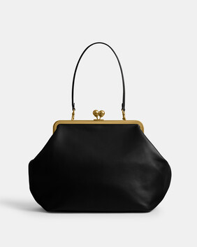 Large Kisslock Frame Bag