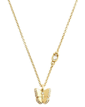 Pavé Icon Butterfly Short Pendant Necklace