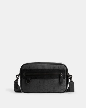 Theo Camera Bag In Signature Jacquard