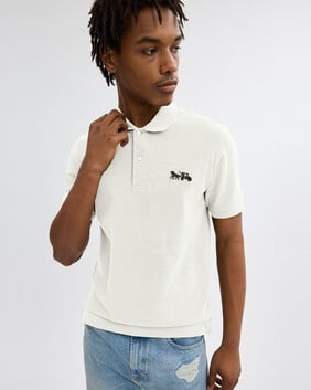 Horse And Carriage Classic Polo In Organic Cotton