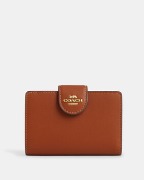 محفظة كورنر متوسطة بسحاب