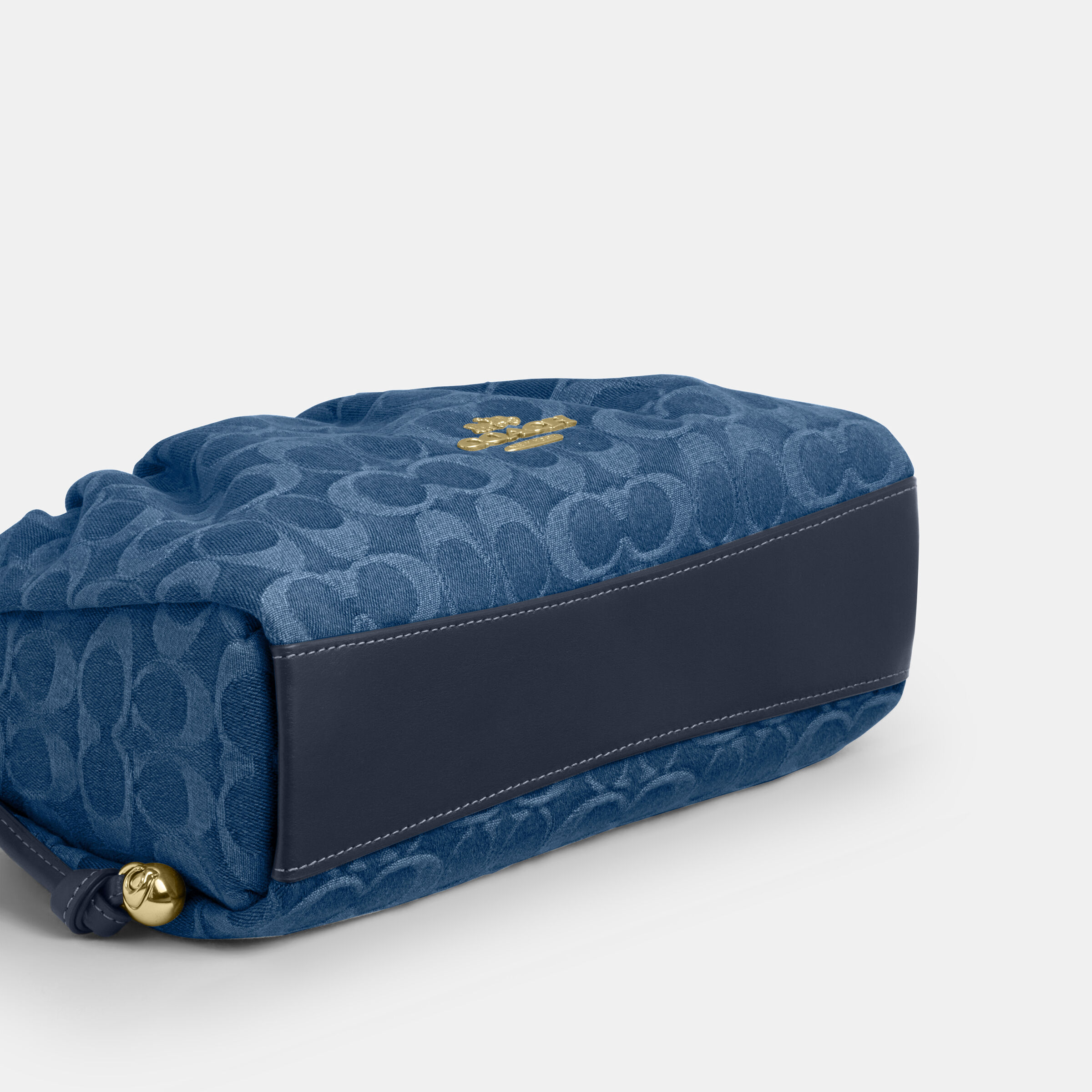 Buy COACH Faye Shoulder Bag In Signature Denim Blue Online in UAE