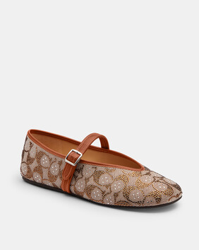 Mary Jane In Crystal Signature Jacquard