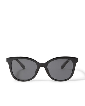 Quilted Tabby Round Sunglasses