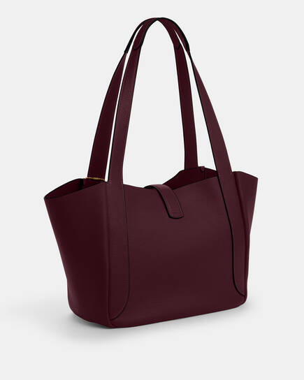Buy COACH Hadley Turnlock Tote Bag Red Online in UAE