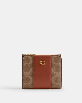 Coated Canvas Signature Essential Slim Billfold Wallet