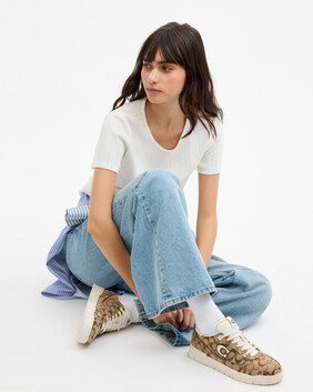 Soho Sneaker In Signature Jacquard