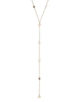 Pearl Charm Y Necklace