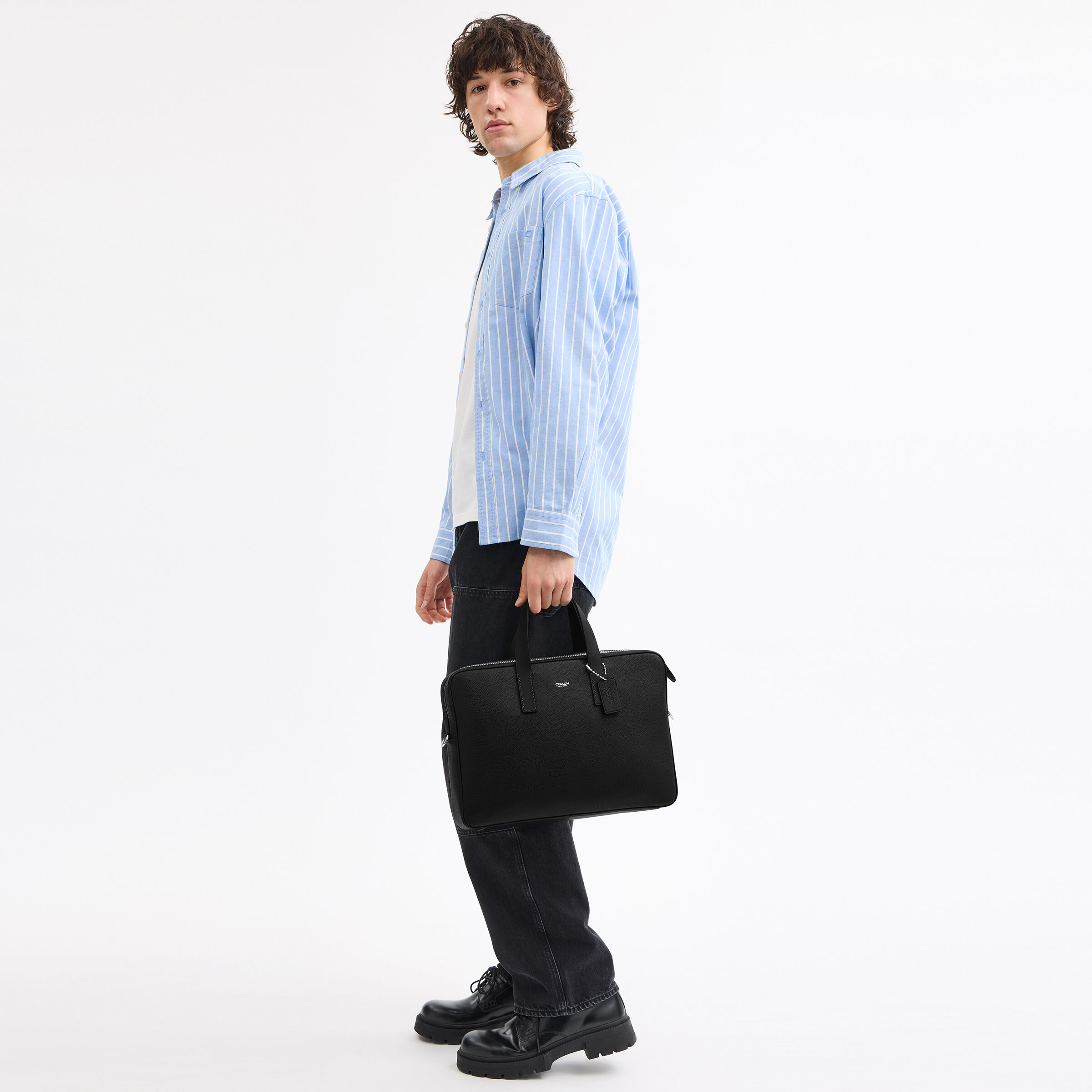 Buy COACH Carlyle Brief Bag Black Online in UAE