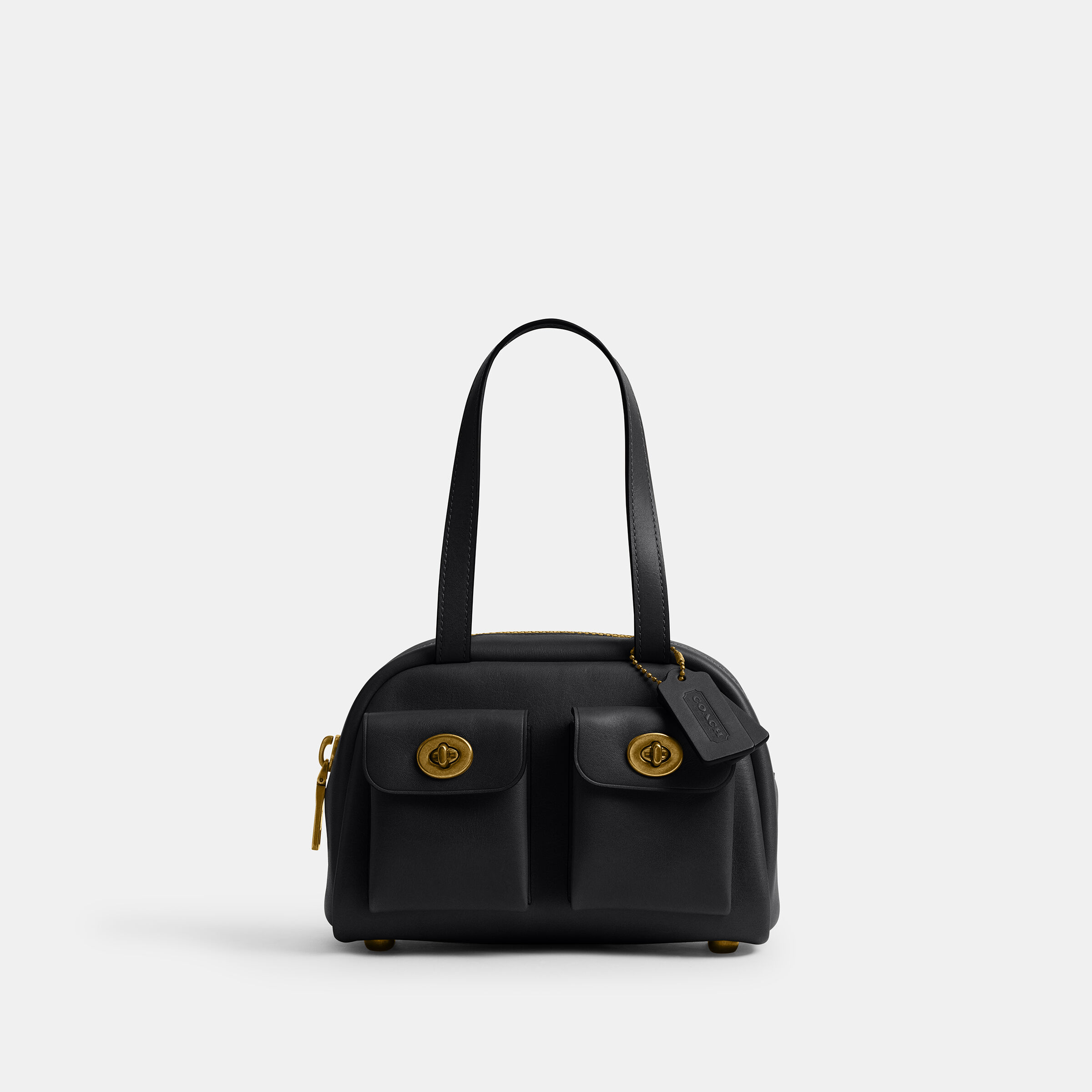 Buy COACH Twin Turnlock Bag 20 BLACK Online in UAE
