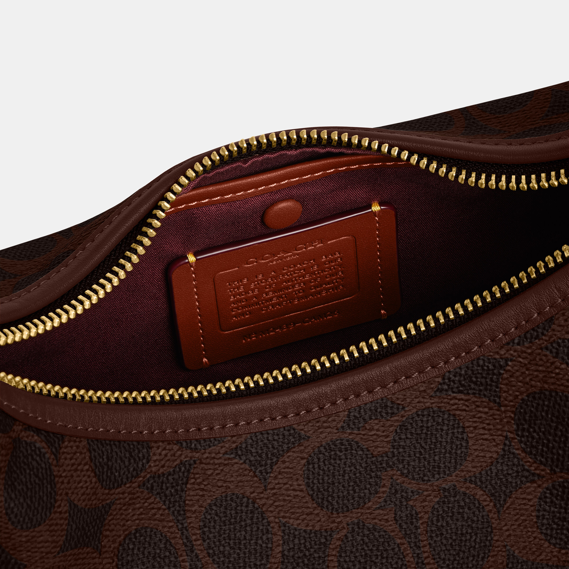 Buy COACH Juliet Shoulder Bag 25 In Signature Canvas DARK BROWN
