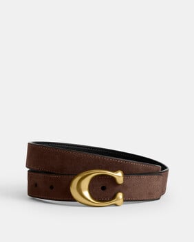 Sculpted C Buckle Reversible Belt 25MM
