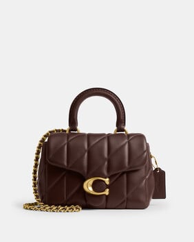 Tabby Top Handle Bag With Quilting