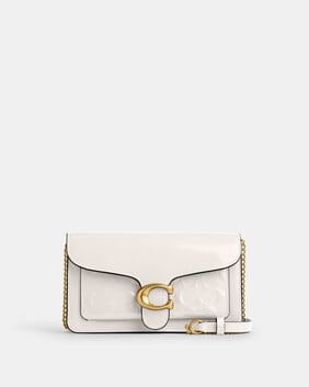 Tabby Chain Clutch In Signature Leather 21