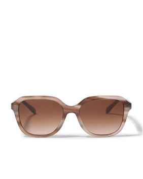 نظارة شمسية نيويورك بإطار مربع وذراع رفيعة