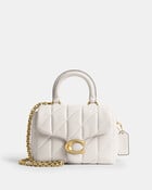 Tabby Top Handle Bag With Quilting