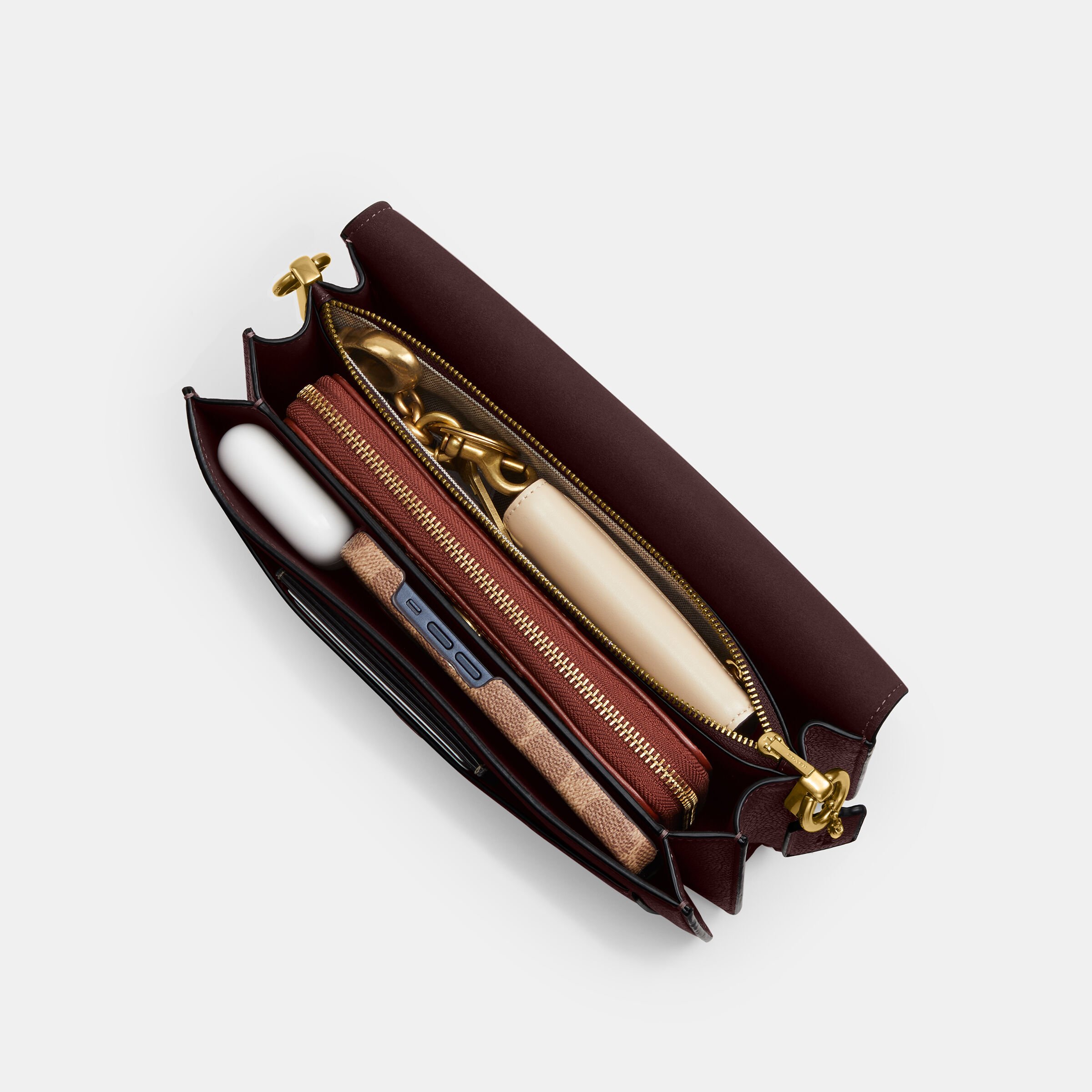 Coach tabby shoulder bagワイン色 Buy Coach Tabby Shoulder Bag | Wine Red Color Women | AJIO LUXE