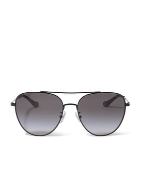 Pilot Aviator Frame C Logo Temple Sunglasses