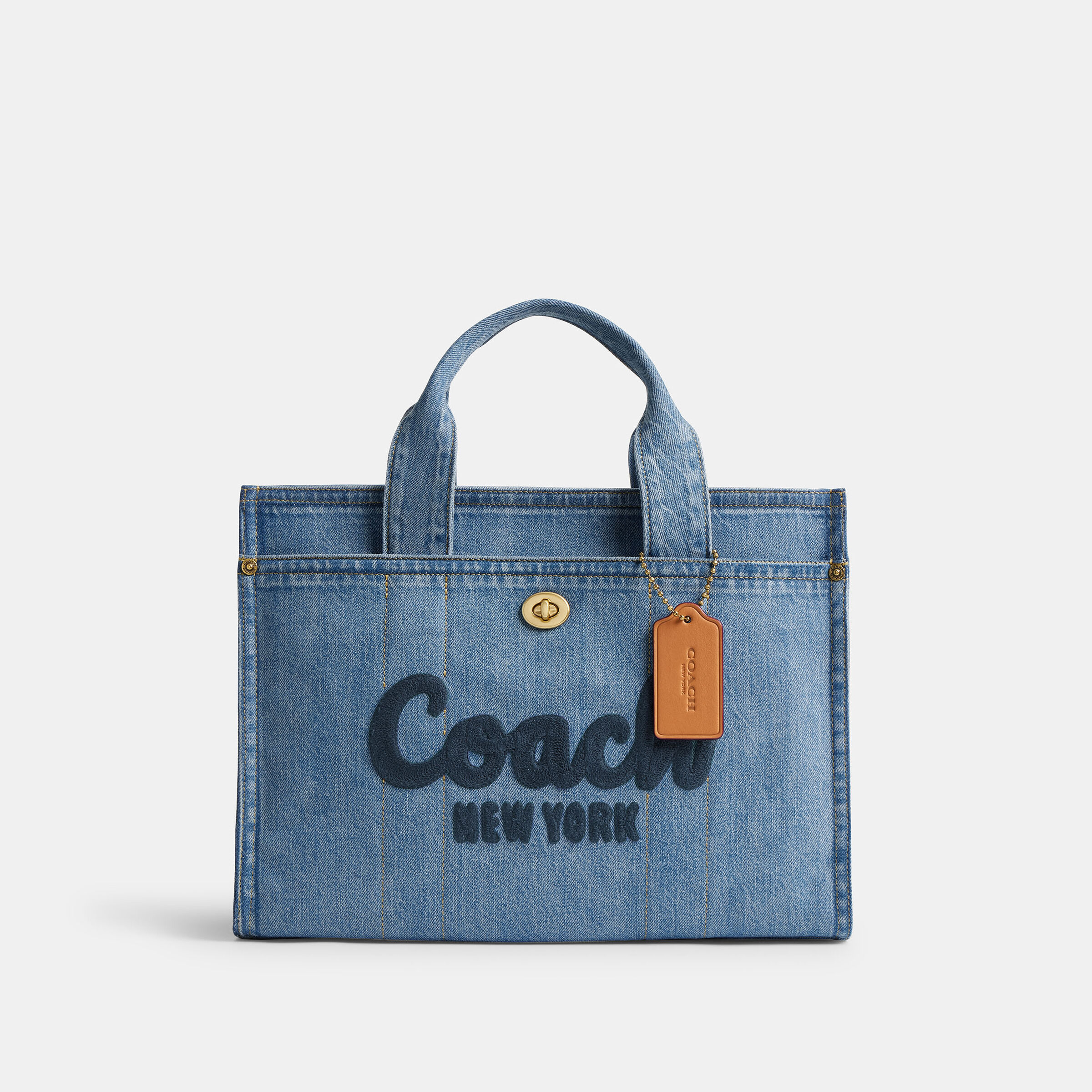 Buy COACH Cargo Tote Bag 34 Blue Online in UAE