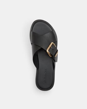 Crisscross Buckle Sandal