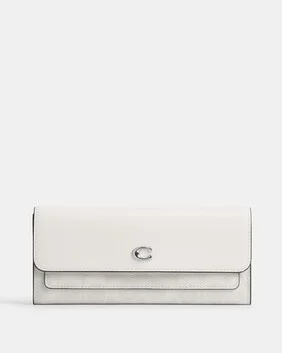 Mila Long Flap Wallet In Signature Canvas