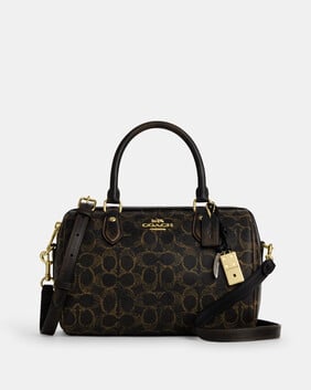 Rowan Satchel In Loved Signature Canvas With Charms