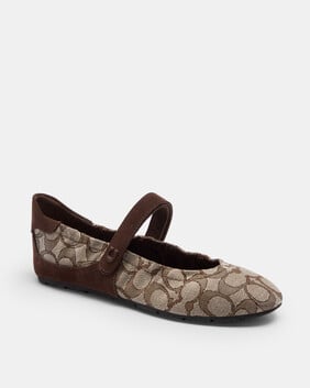 Mary Jane Sneaker In Signature Jacquard