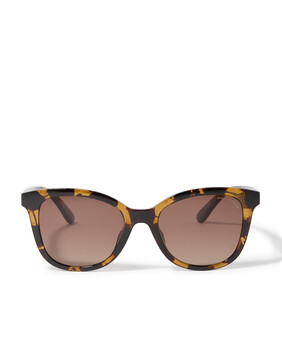 Quilted Tabby Round Sunglasses