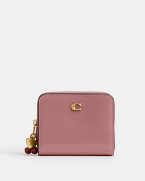 Spazzolato Leather Essential Billfold Wallet With Charm