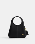 Polished Pebble Leather Lana Shoulder Bag 19